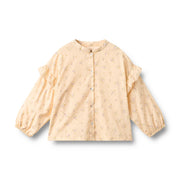 Wheat Shirt Gerda - 0660-237 9632 Barely Apricot Flowers