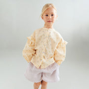 Wheat Shirt Gerda - 0660-237 9632 Barely Apricot Flowers