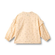 Wheat Shirt Gerda - 0660-237 9632 Barely Apricot Flowers