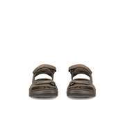 Ecco 069564-12559 Mens Yucatan Dark Clay Walking Sandals