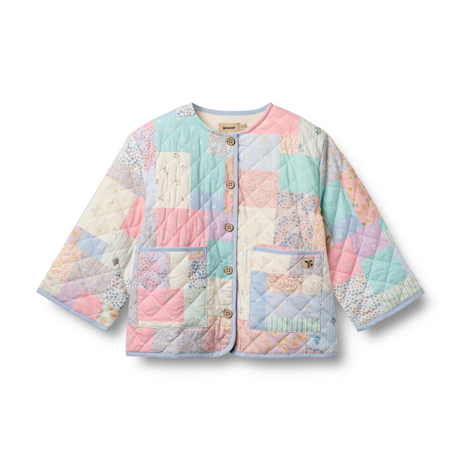 Wheat Quilt Jacket Inaja - 0699-261 9618 Patchwork Flowers