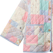Wheat Quilt Jacket Inaja - 0699-261 9618 Patchwork Flowers