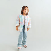 Wheat Quilt Jacket Inaja - 0699-261 9618 Patchwork Flowers