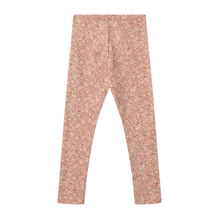 Wheat Jersey Legggings Jules - 9566 Rose Dust Flower Meadow