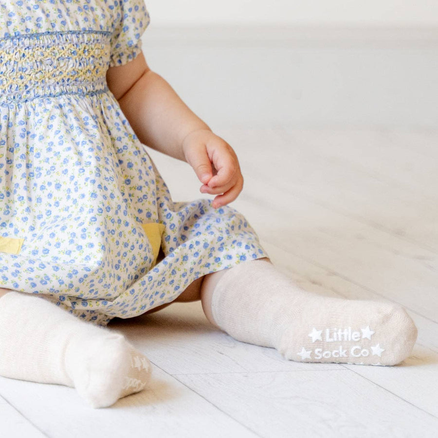 The Little Sock Company Classic Non-Slip Stay-on Socks - Henley - Single Pair