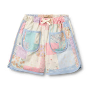 Wheat Shorts Carrie - 1018-261 9618 Patchwork Flowers