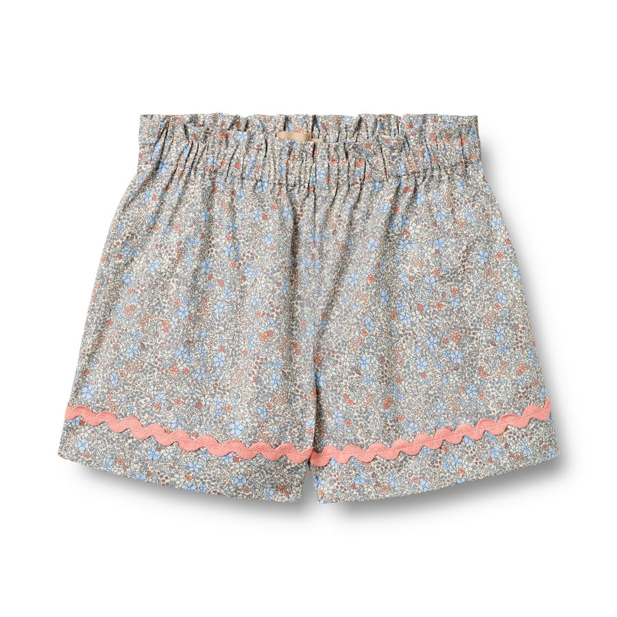 Wheat Shorts Lace Silja - 1019-223 2650 Air Blue Flowers
