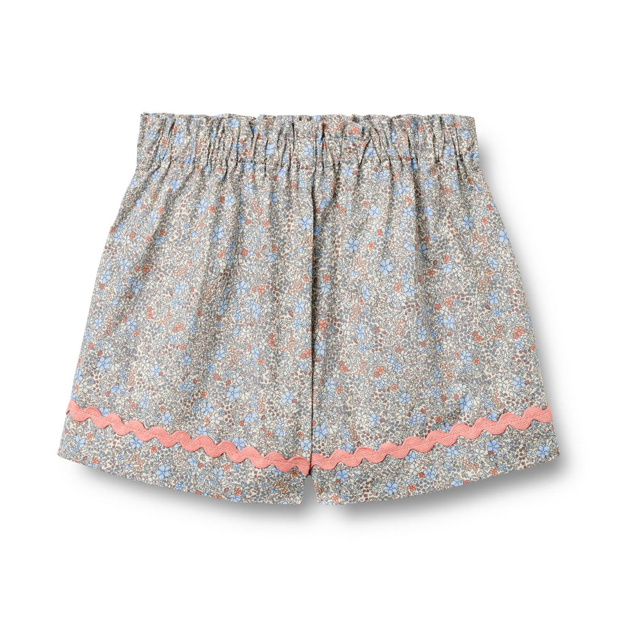 Wheat Shorts Lace Silja - 1019-223 2650 Air Blue Flowers