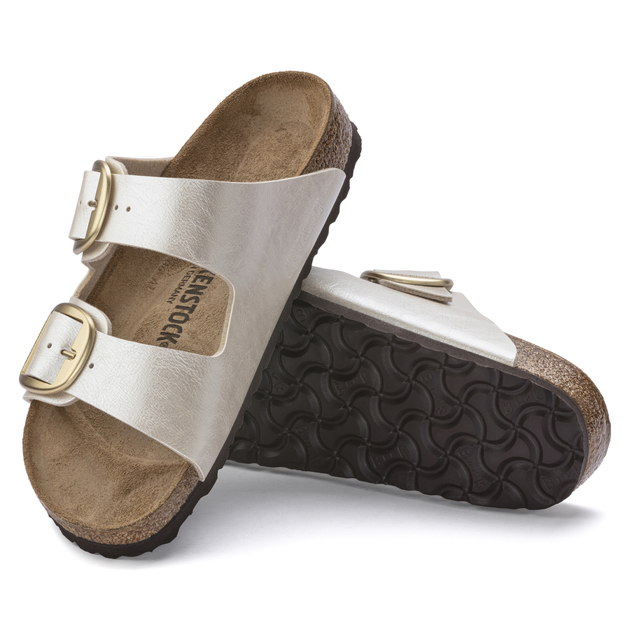 Birkenstock Arizona Big Buckle Birko-Flor Graceful Pearl White 1020032
