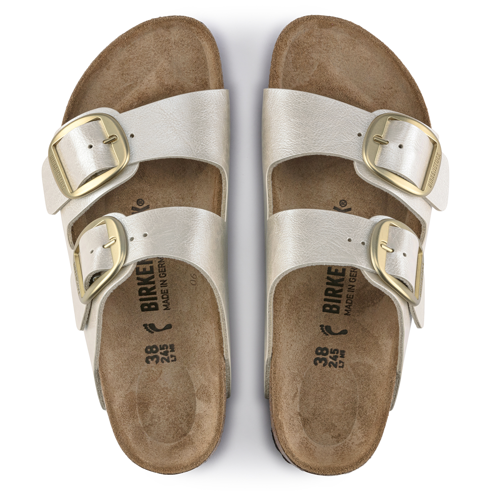 Birkenstock Arizona Big Buckle Birko-Flor Graceful Pearl White 1020032