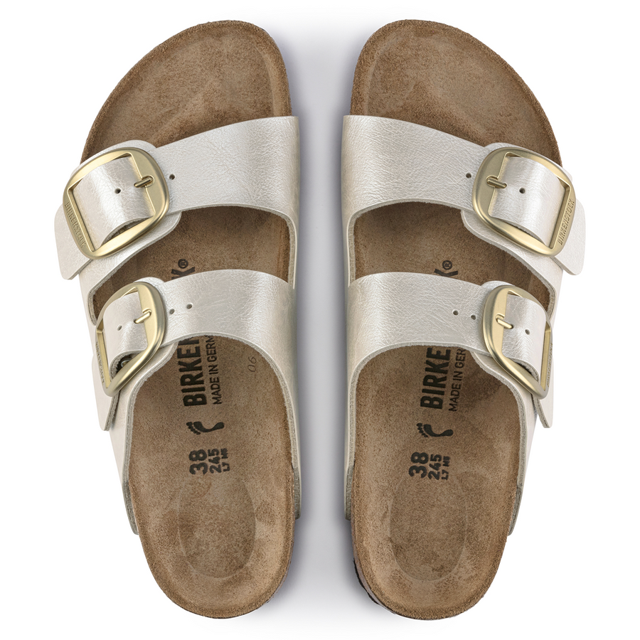 Birkenstock Arizona Big Buckle Birko-Flor Graceful Pearl White 1020032