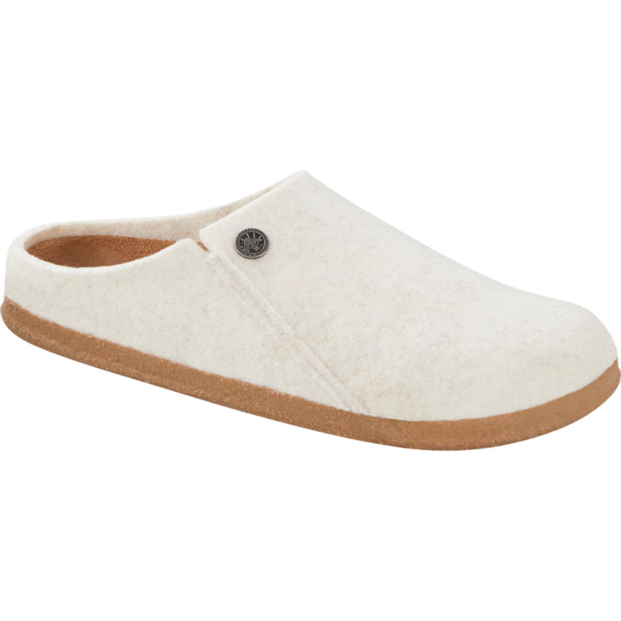 Birkenstock Zermatt Standard FE Ecru Felt Slippers 1023153