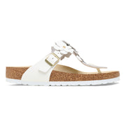 Birkenstock Gizeh Flower Leather White 1026686 Sandals