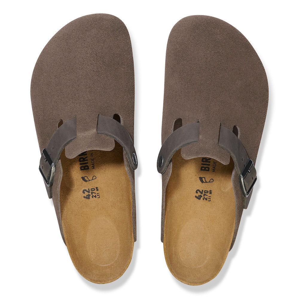 Birkenstock Boston LEVE/LEOI Concrete Gray Mule 1029193