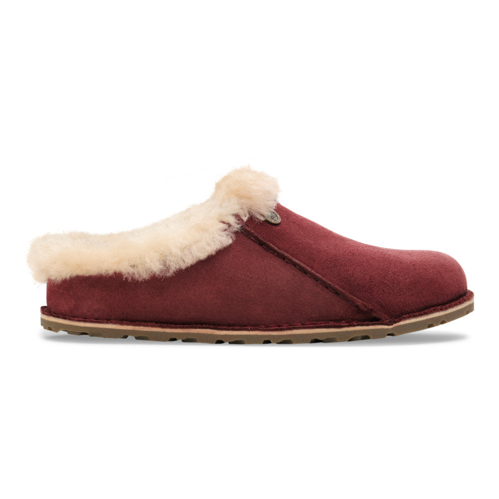 Birkenstock Zermatt Premium Shea LEVE Zinfandel Suede Slipper LAF 1030200