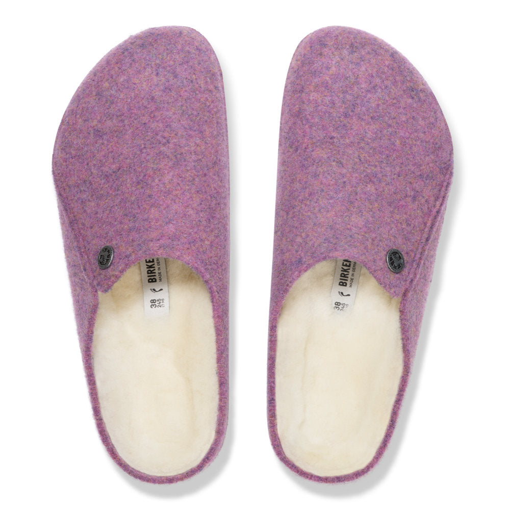Birkenstock Zermatt Shearling FE Mauve Felt Slipper Mel 1030918