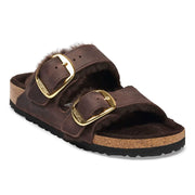 Birkenstock Arizona Big Buckle Shearling Natural Leather Oiled Habana 1032879