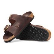 Birkenstock Arizona Big Buckle Natural Leather Oiled Habana 1032886