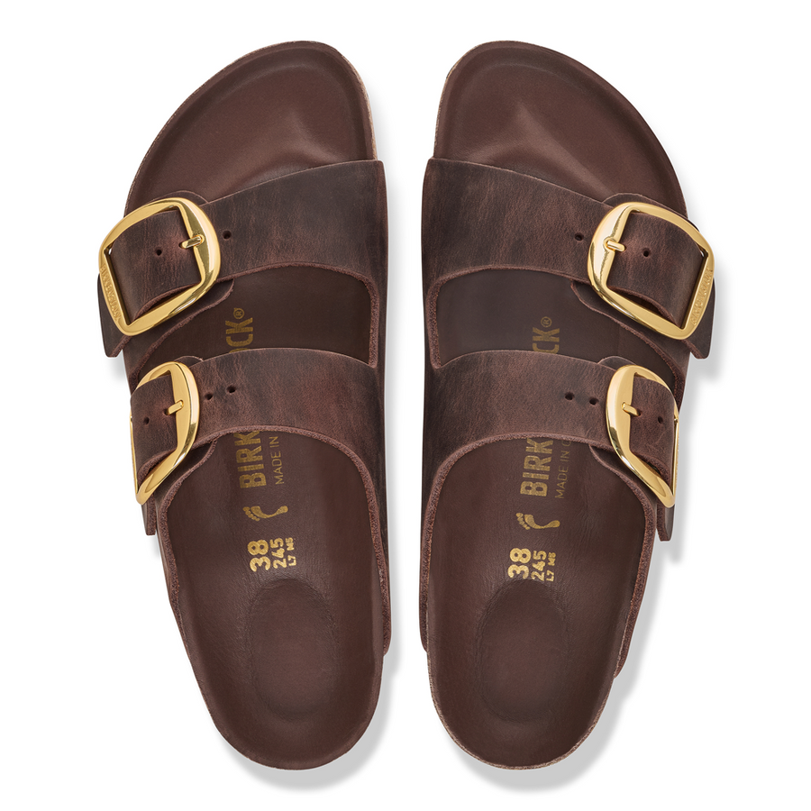 Birkenstock Arizona Big Buckle Natural Leather Oiled Habana 1032886