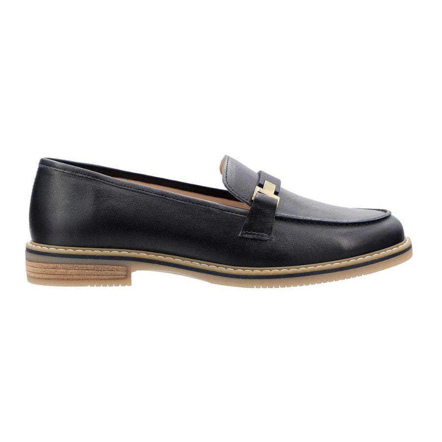 Ara 1229206-2 Navy Loafer Shoes Wide Fit