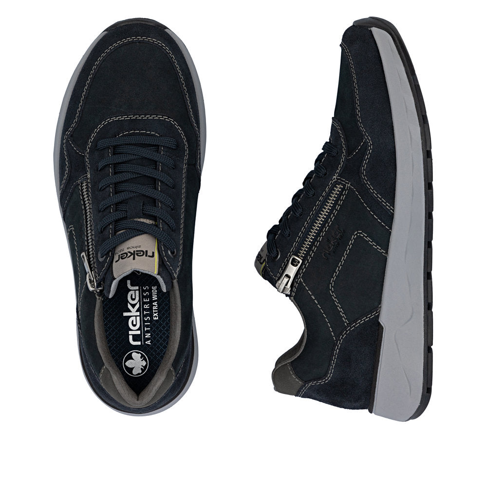 Rieker 11500-14 Mens Navy Wide Fit Sneakers