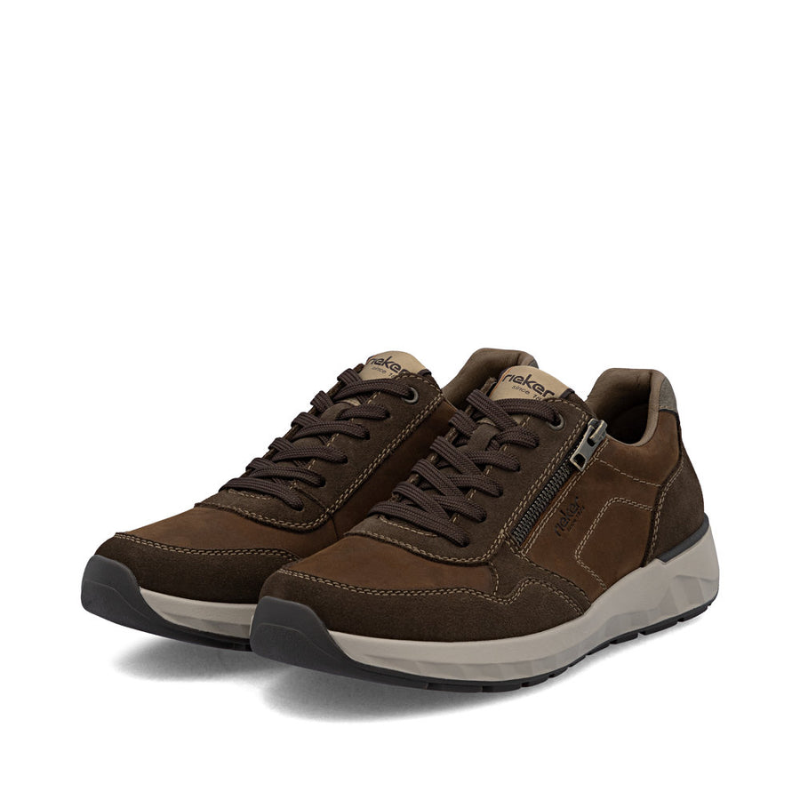 Rieker 11500-22 Mens Brown Wide Fit Sneakers