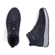 Rieker 11530-14 Mens Wide Fit Water Resistant Blue Boots