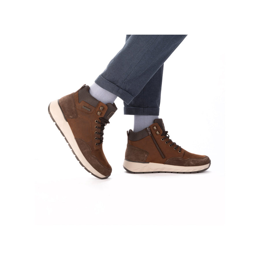 Rieker 11530-24 Mens Wide Fit Water Resistant Brown Boots
