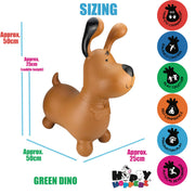 Happy Hopperz BROWN DOG - Space Hopper For Little People