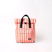 Roka Canfield Backpack in Coral Stripe Canvas