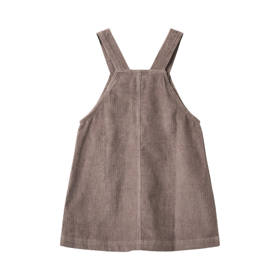 Wheat 1201-322-GOTS Pinafore Caroline 9623 Plum Truffle