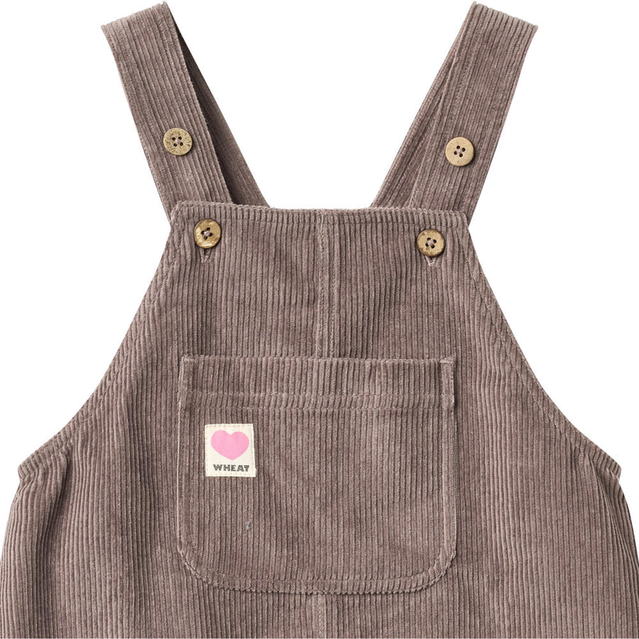 Wheat 1201-322-GOTS Pinafore Caroline 9623 Plum Truffle