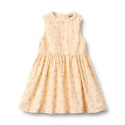 Wheat Dress Elma - 1207-237 9632 Barely Apricot Flowers