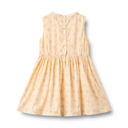 Wheat Dress Elma - 1207-237 9632 Barely Apricot Flowers
