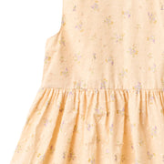 Wheat Dress Elma - 1207-237 9632 Barely Apricot Flowers