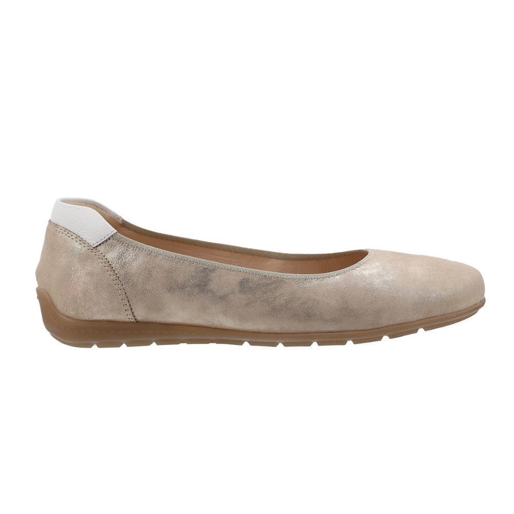 Ara 1252104-5 Metallic Ballerina Shoes Wide Fit