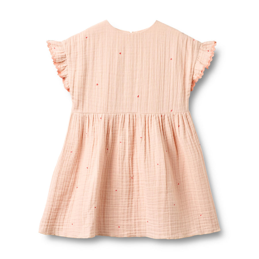 Wheat Dress Lace Thit - 1309-240 9652 Powder Hearts