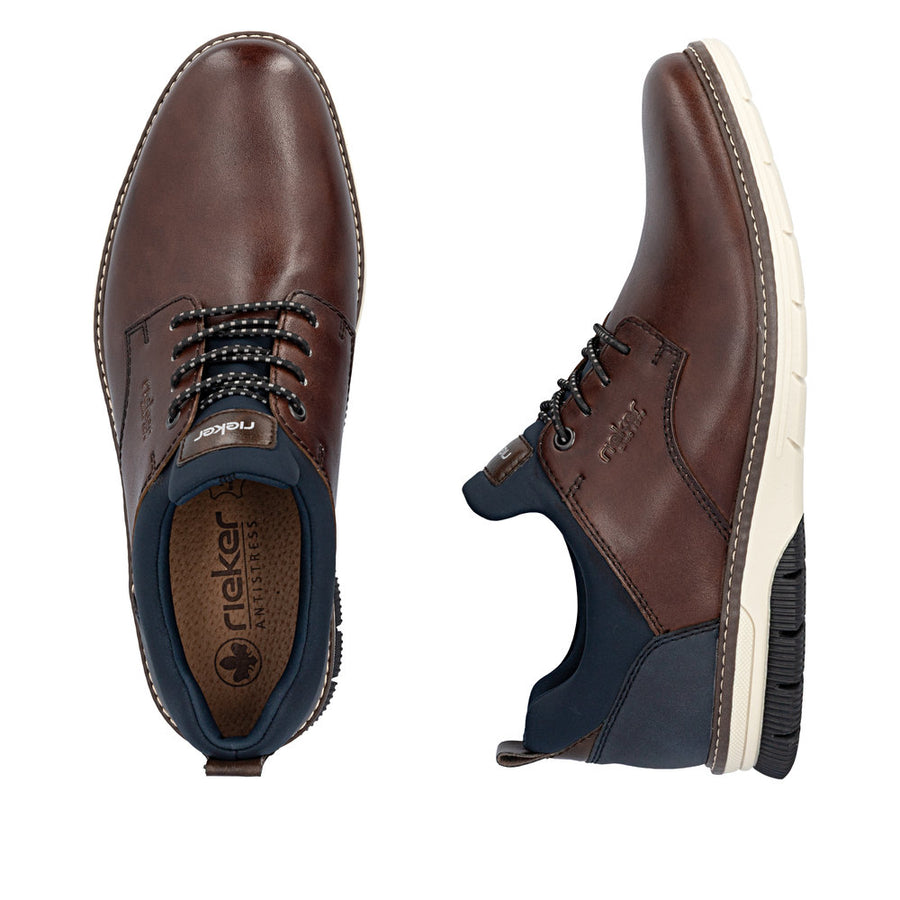 Rieker 14454-26 Dustin Brown/Navy Casual Shoes