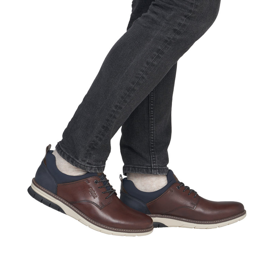 Rieker 14454-26 Dustin Brown/Navy Casual Shoes