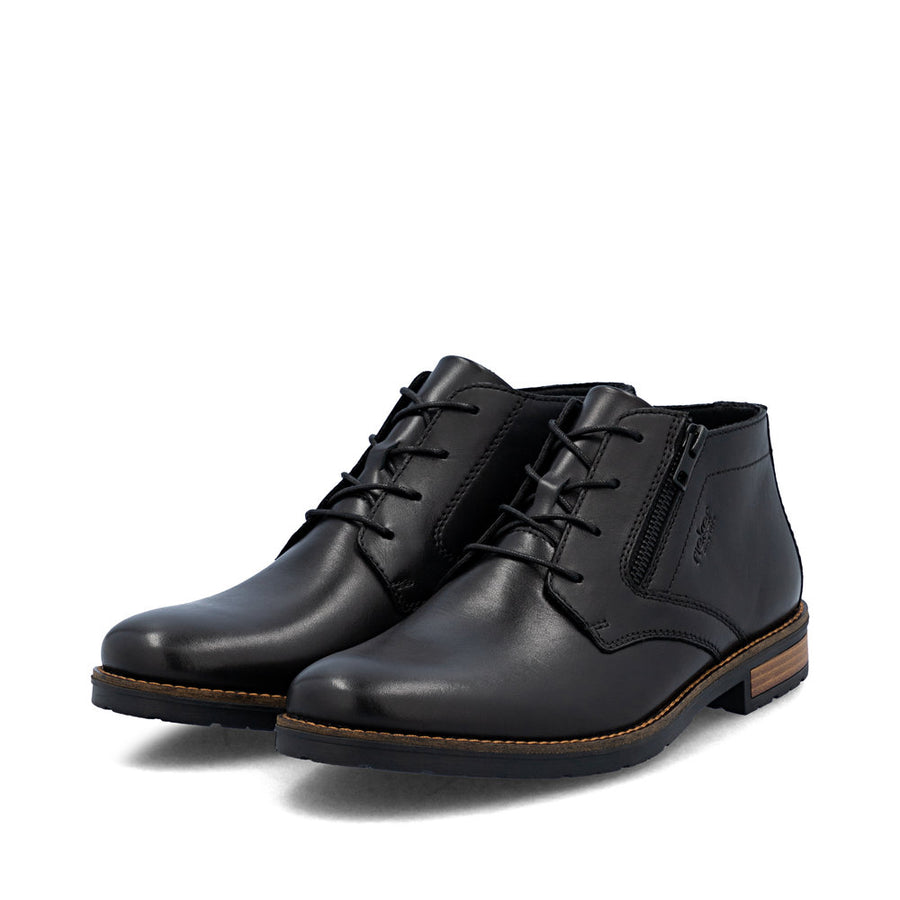 Rieker 14609-00 Mens Black Wide Fit Boots