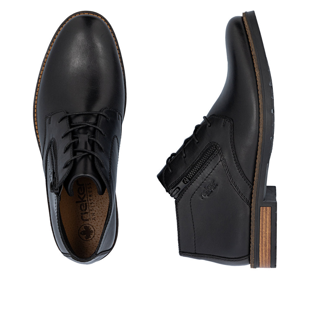 Rieker 14609-00 Mens Black Wide Fit Boots