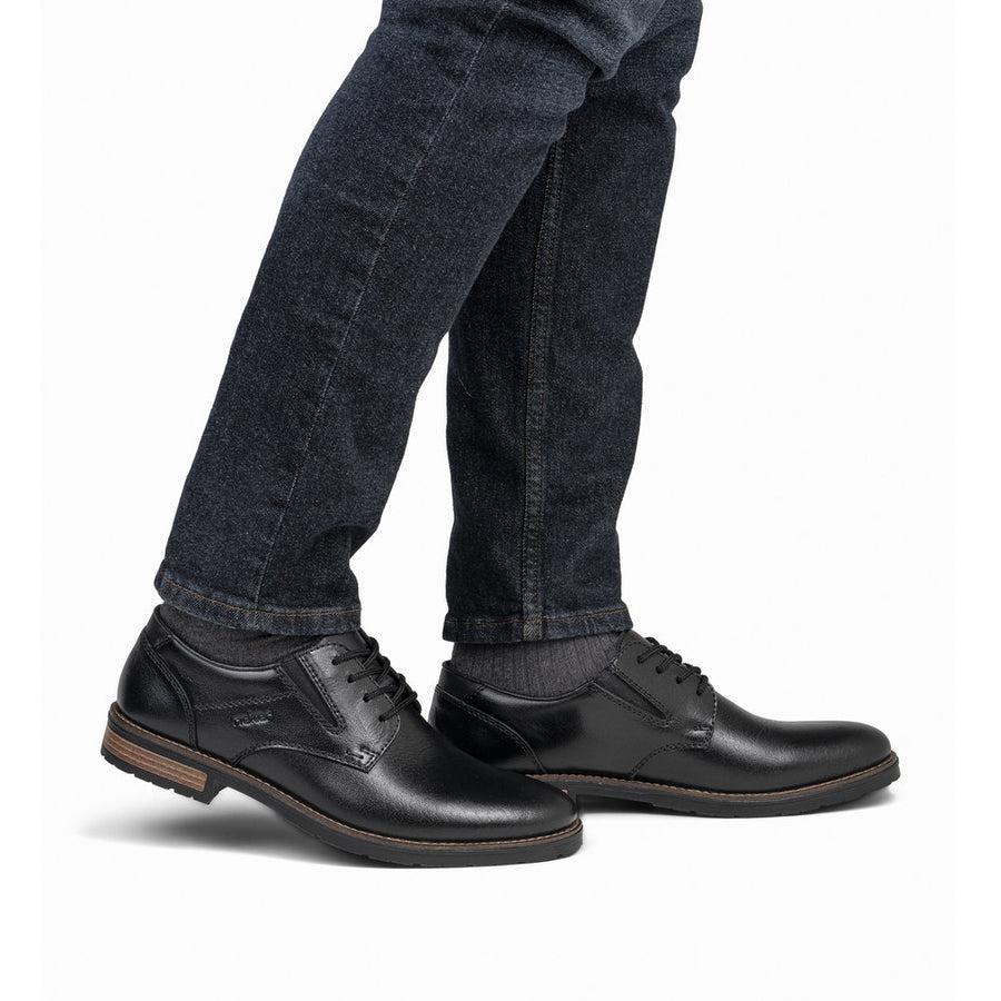 Rieker 14621-00 Mens Black Wide Fit Shoes