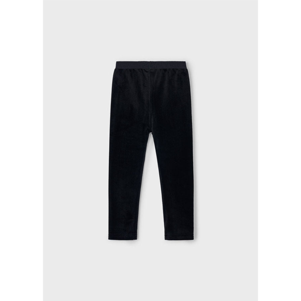 Mayoral Basic Velvet Leggings Black (712)