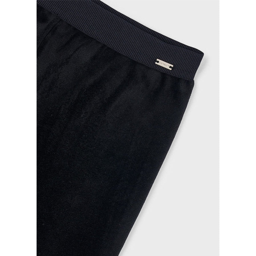 Mayoral Basic Velvet Leggings Black (712)