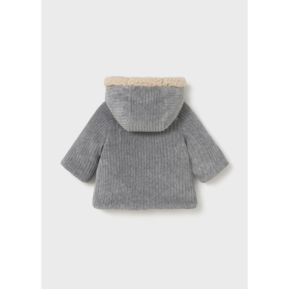 Mayoral Reversible Shearling Coat Grey (2496)