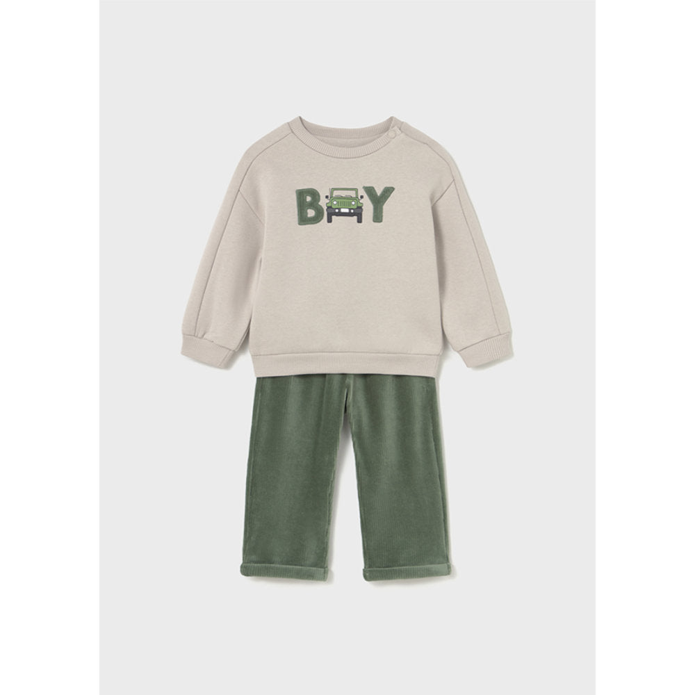 Mayoral Corduroy Trouser Set Fir (2513)