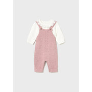 Mayoral Knit Dungarees Set Orchid (2605)