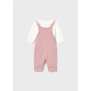 Mayoral Knit Dungarees Set Orchid (2605)