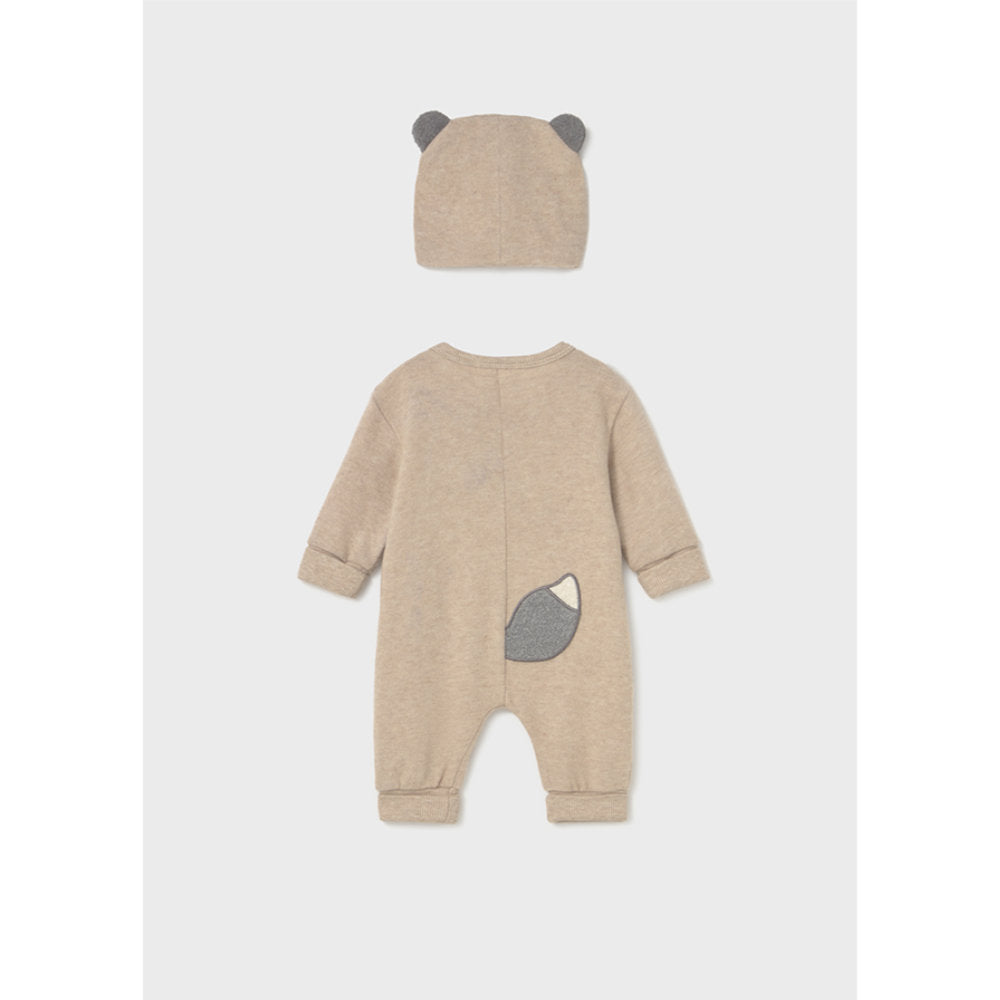 Mayoral Long Bodysuit W/Hat Oat (2613)