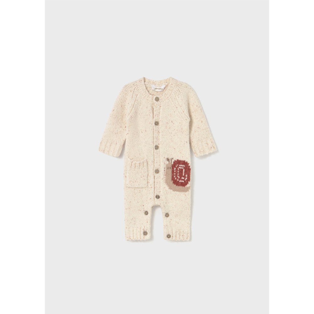 Mayoral Tricot Romper Offwhite (2614)